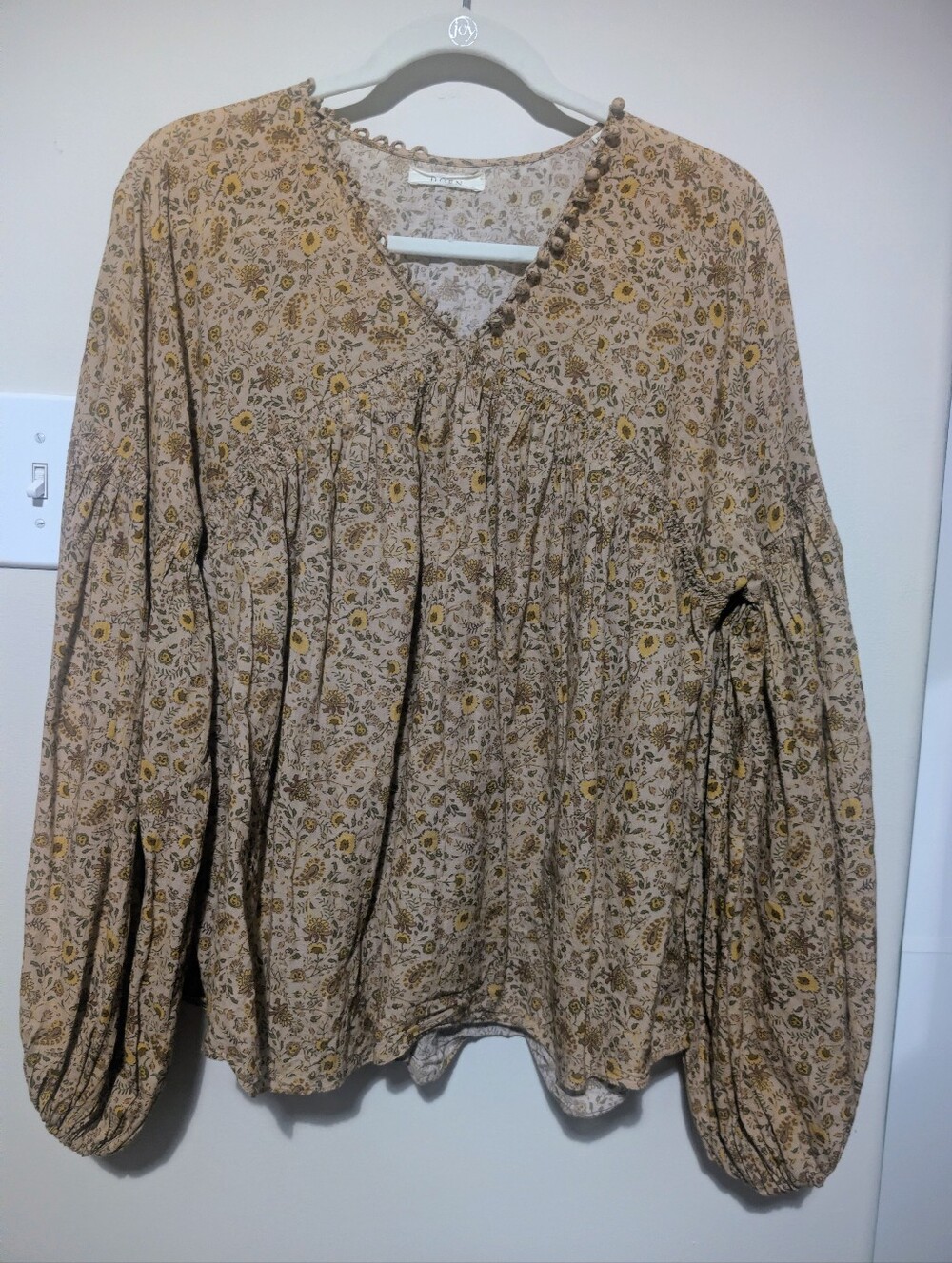 Doen thistle Top/Blouse large - Picture 3 of 4